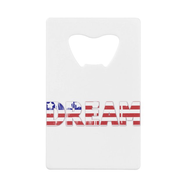 The word "Dream"  with American flag (Front)