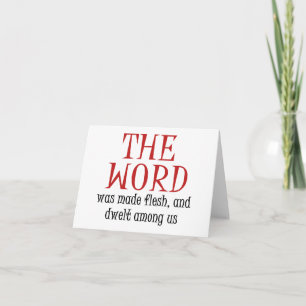 The Word Holiday Card