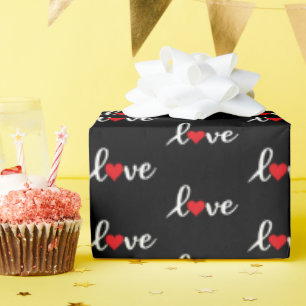 The Word Love Wrapping Paper