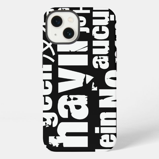 The word "No" in different languages iPhone Case (Back)