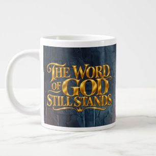 The word of God still stands Large Coffee Mug
