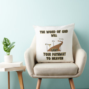 The Word Of God Will Light Cushion