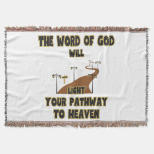 The Word Of God Will Light Throw Blanket