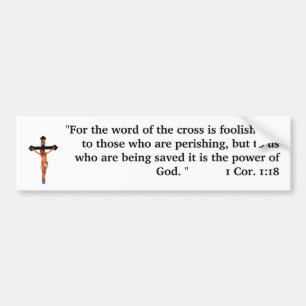 The Word of the Cross Bumper Sticker