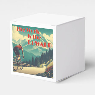 The Work Is The Reward Cyclist Mountains Favour Box