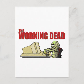 The Working Dead Postcard