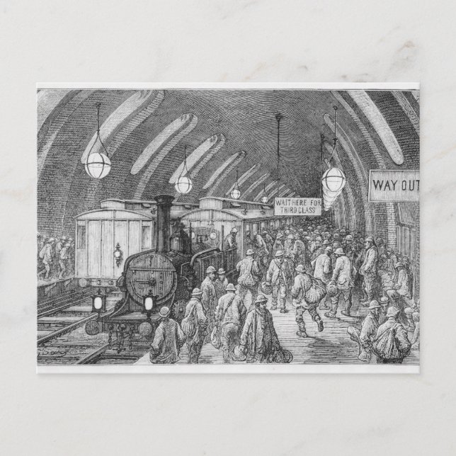The workmen's train postcard (Front)