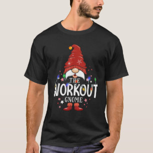 The Workout Gnome Matching Family Christmas  T-Shirt