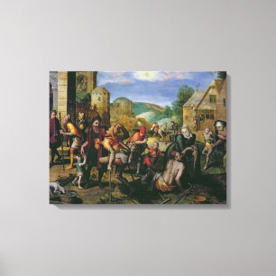 The Works of Mercy Canvas Print