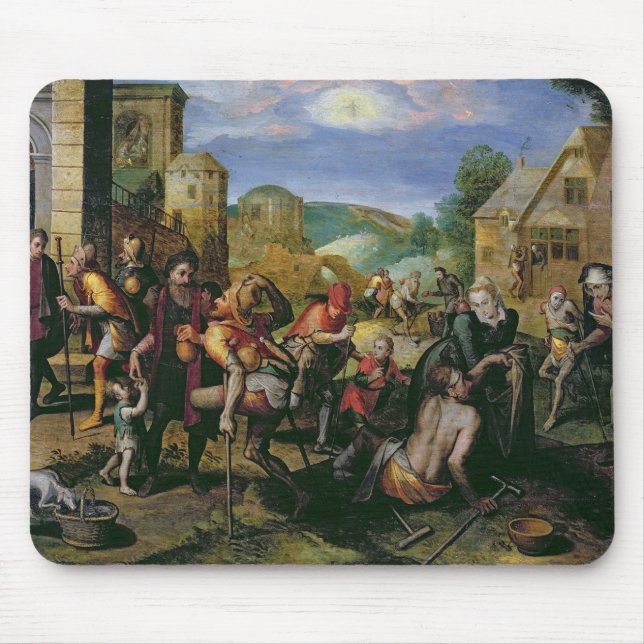 The Works of Mercy Mouse Mat (Front)