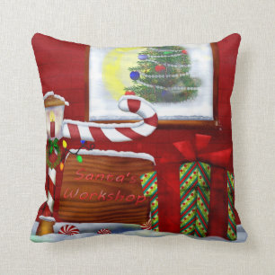 The Workshop Christmas Whimsey Cushion