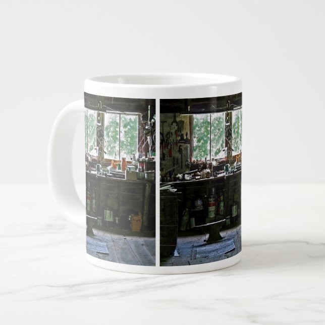 The Workshop Large Coffee Mug (Front Left)