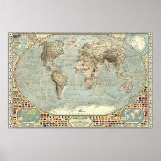 The World - 1875 Poster