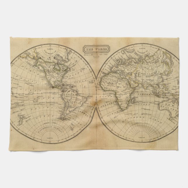 The World 2 Tea Towel (Horizontal)