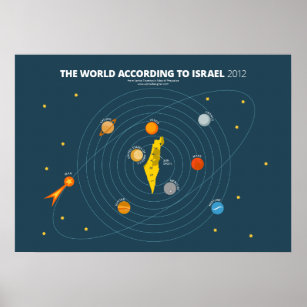 The World According to Israel Poster