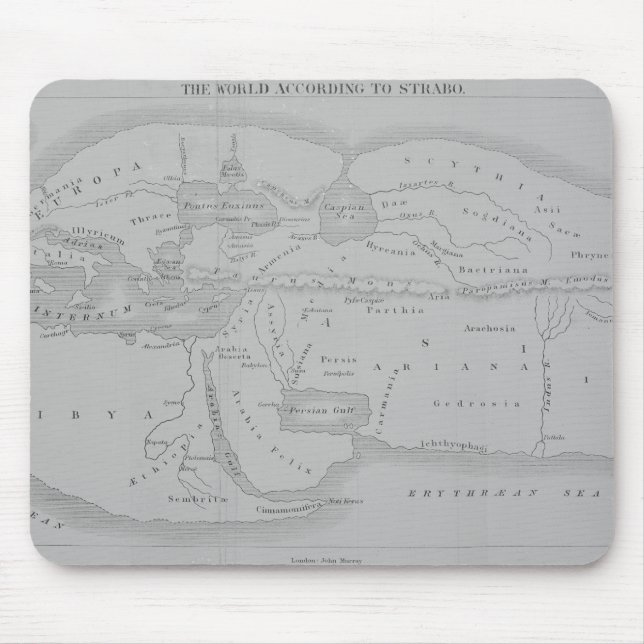 The World According to Strabo Mouse Mat (Front)