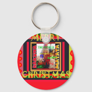 The world around Me is happy to Have You colours M Key Ring