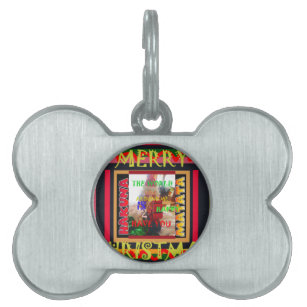 The world around Me is happy to Have You colours M Pet ID Tag