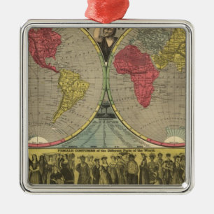 The World At One View Metal Tree Decoration