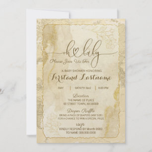 The World Awaits Baby Shower Invitation