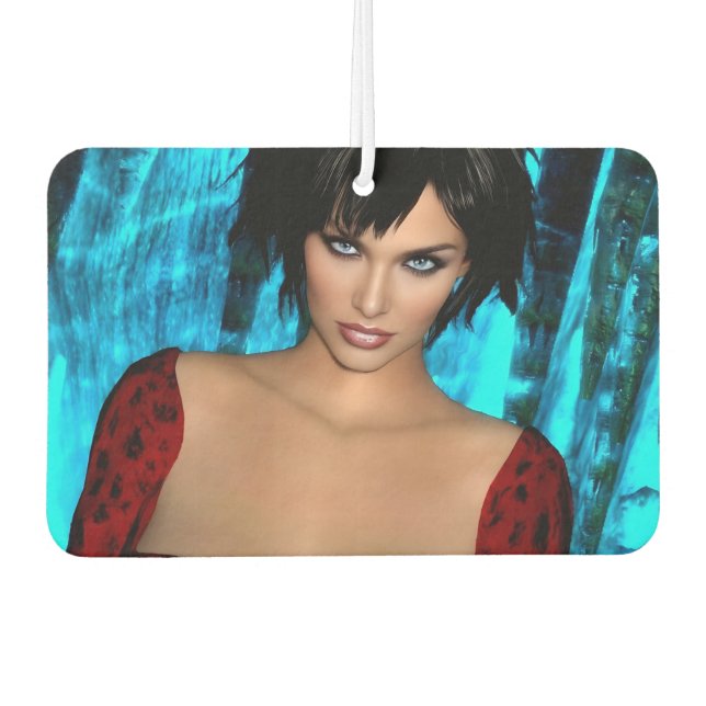 The World Behind the Eyes air freshener (Front)