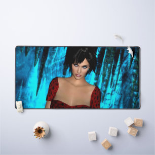 The World Behind the Eyes Desk Mat