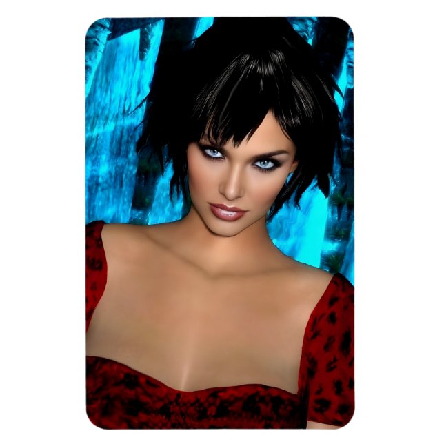 The World Behind the Eyes flexible photo magnet (Vertical)