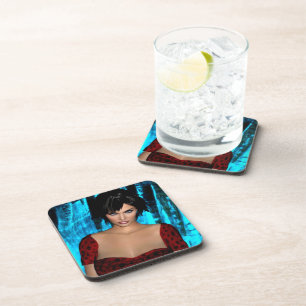 The World Behind the Eyes hard plastic coasters