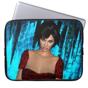The World Behind the Eyes Laptop Case