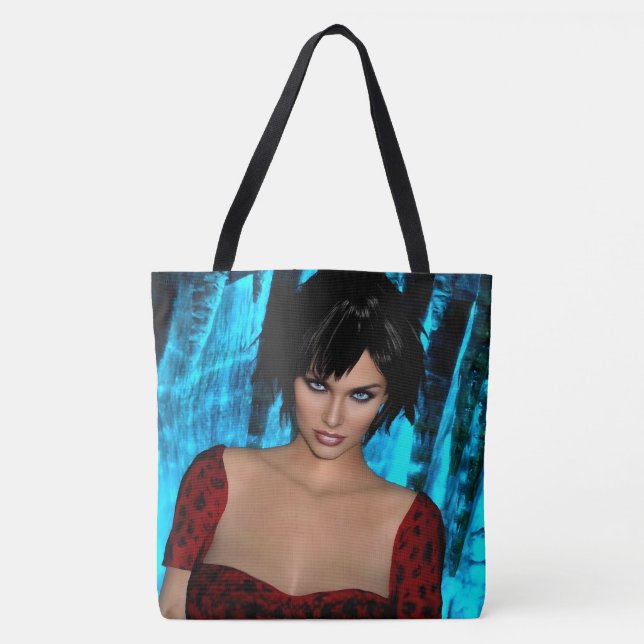 The World Behind the Eyes tote bag (Front)