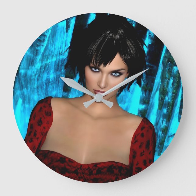 The World Behind the Eyes wall clock (Front)
