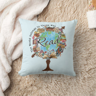 The World Belongs to Those Who Read  Cushion