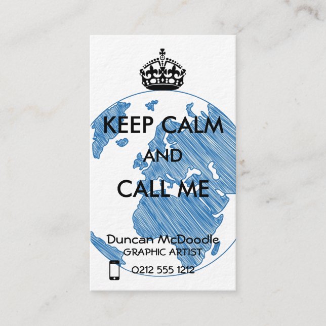 THE WORLD BUSINESS CARD (Front)