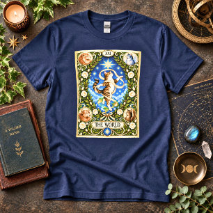 The World Cat Tarot - Completion and Wholeness T-Shirt