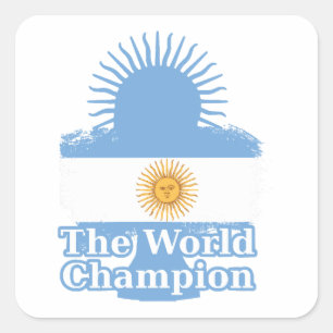 The World Champion Square Sticker