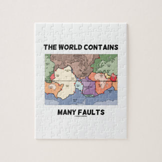 The World Contains Many Faults (Plate Tectonics) Jigsaw Puzzle