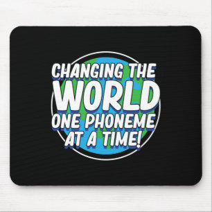 The World Dyslexia Awareness Therapist Graphic Mouse Mat