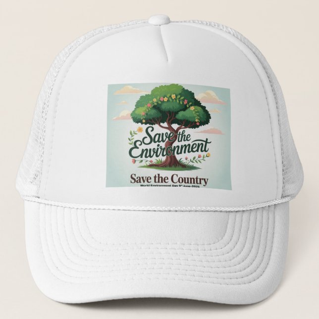 The World environment day 2025 Trucker Hat (Front)