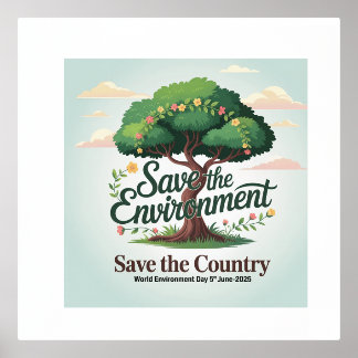 The world environment day baby kids 2025 foil prints