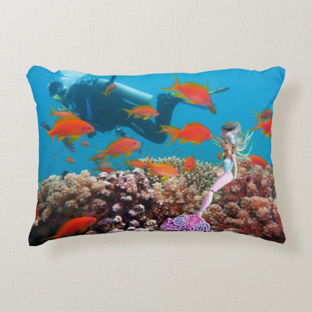 The World Famous Doll Mermaid Decorative Cushion (Front)