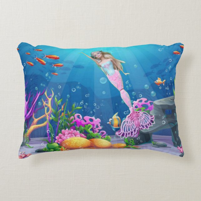 The World Famous Doll Mermaid Decorative Cushion (Front)
