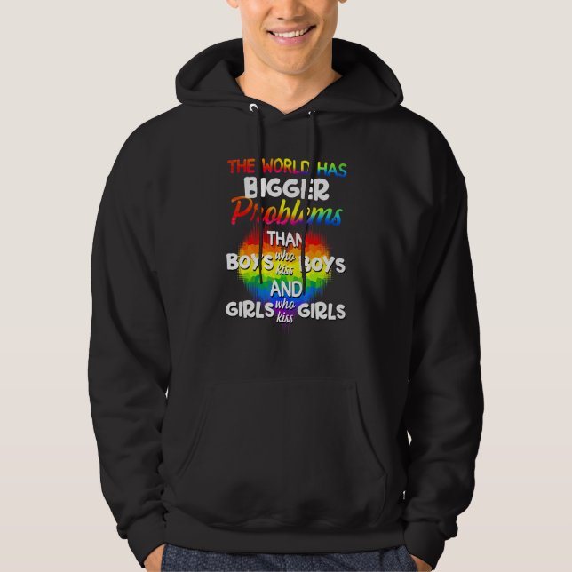The World Has Bigger Problem Than Lgbt Community P Hoodie (Front)