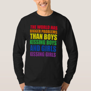 The World Has Bigger Problems Lgbt Q Pride Gay Pro T-Shirt