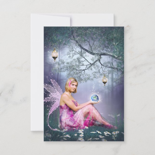 The world in my hand thank you card (Front)