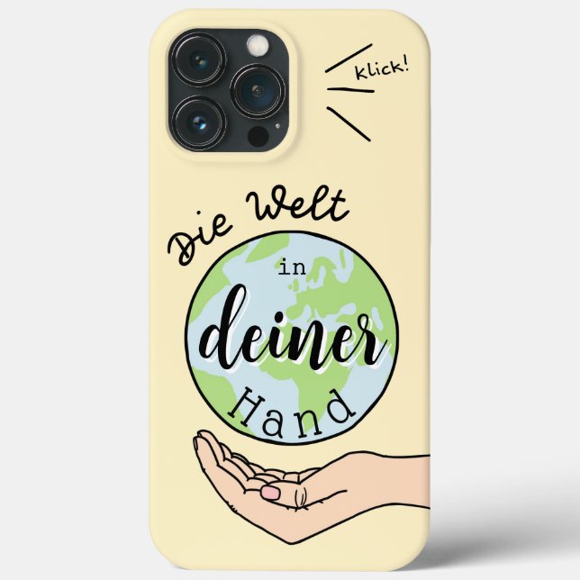 The World in Your Hand Case-Mate iPhone Case (Back)