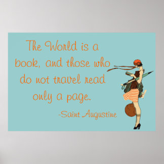 The World is a book Poster