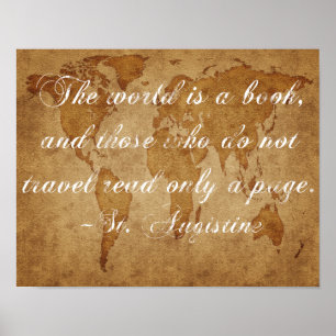 The World Is A Book Poster