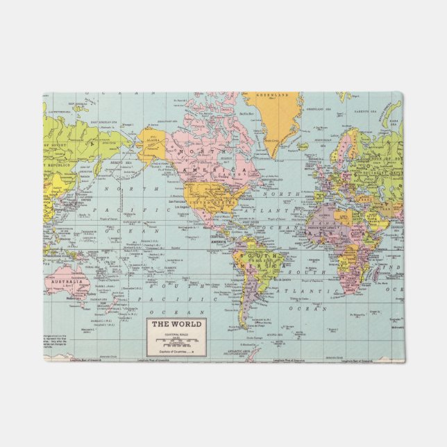 The World is at your Door Doormat (Front)