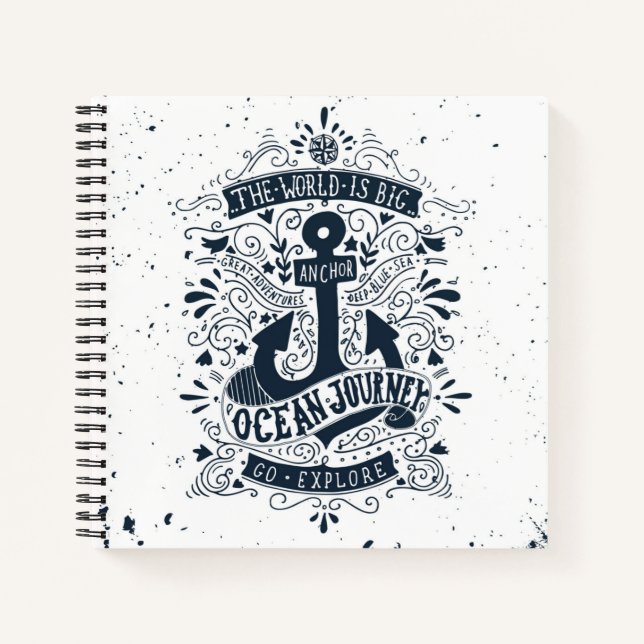 The World Is Big - Go Explore Notebook (Front)