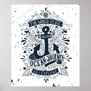 The World Is Big - Go Explore Poster